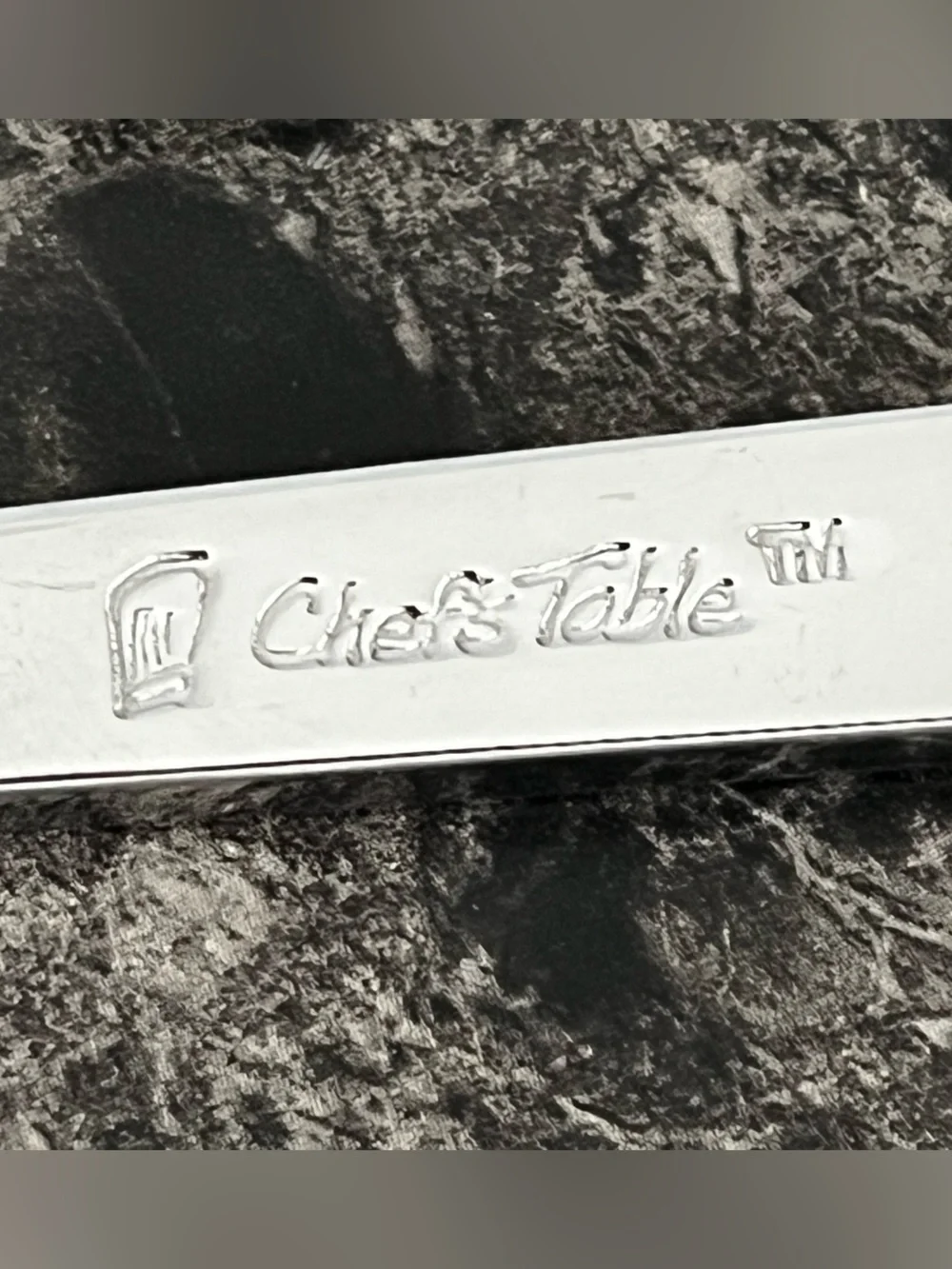 Oneida Chef Table Salad Fork Stainless Steel Engraved Signature Premium 12 Piece